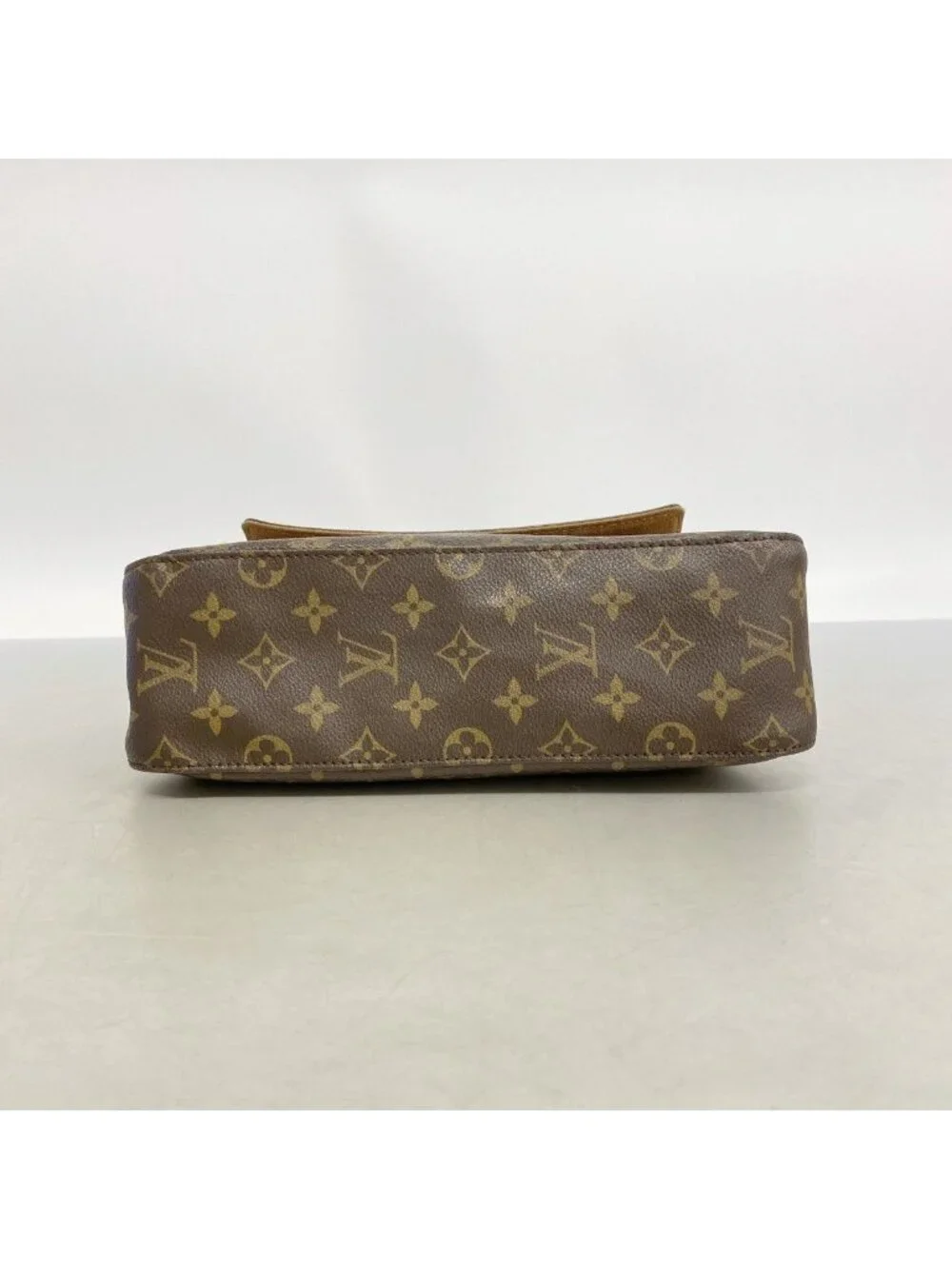 Louis Vuitton Shoulder Bag Monogram Mini Looping Brown